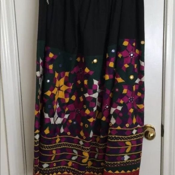 Ethnic Indian Wear Vintage Traditional Mirror work Chaniya  Choli - Picture 3 of 11